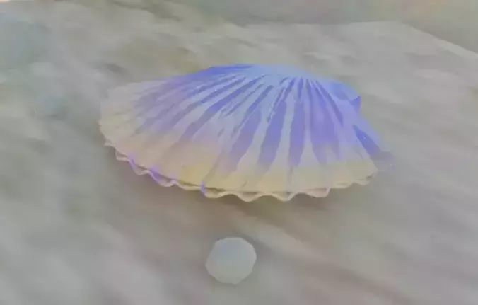pearl shell Free 3D model