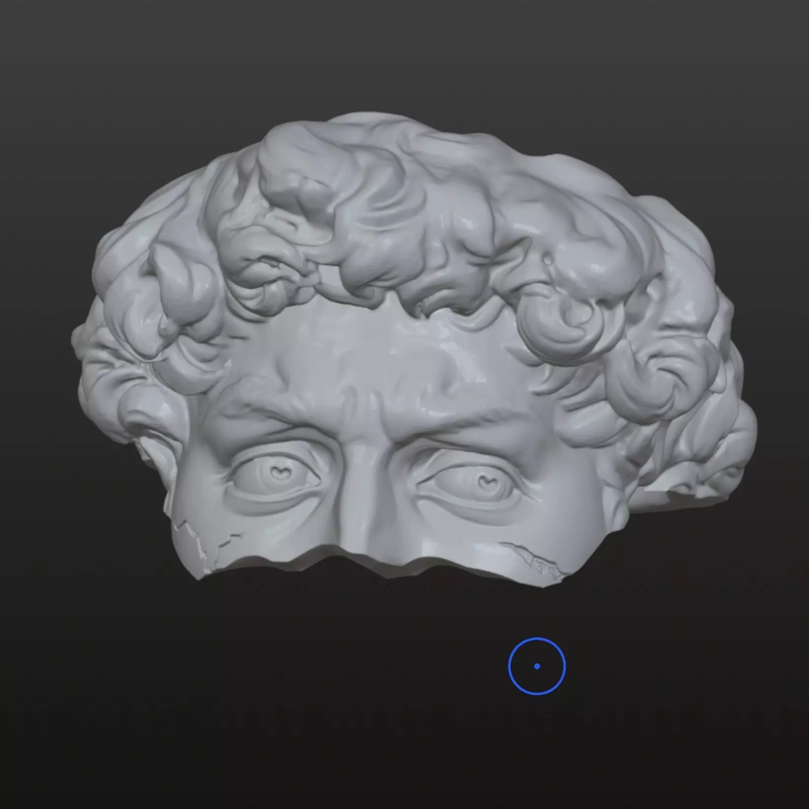 David 3D Sculpture Ring 3D print model_0