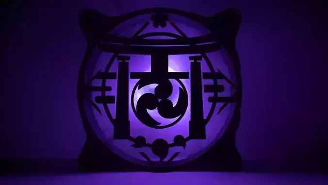 Genshin Impact Inazuma Emblem PC fan cover 