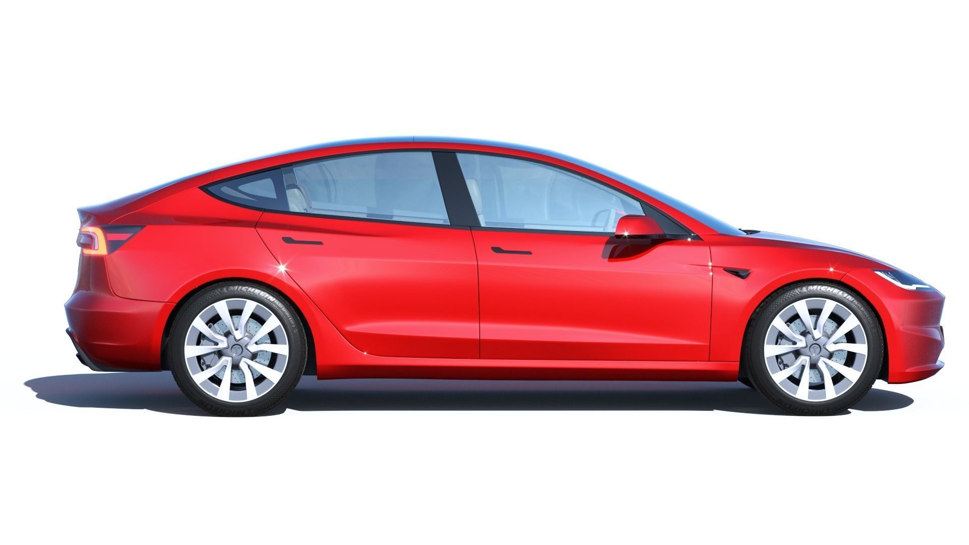 3D model 2023 Tesla Model3 VR / AR / low-poly | CGTrader