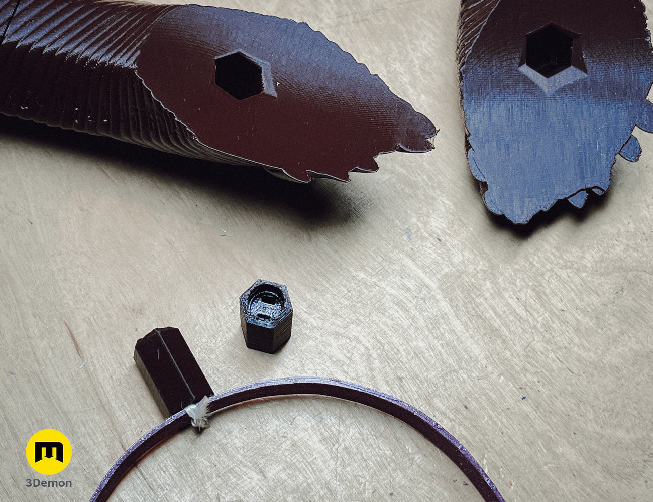 Karlach Cosplay Horns Baldurs Gate 3D print model_10