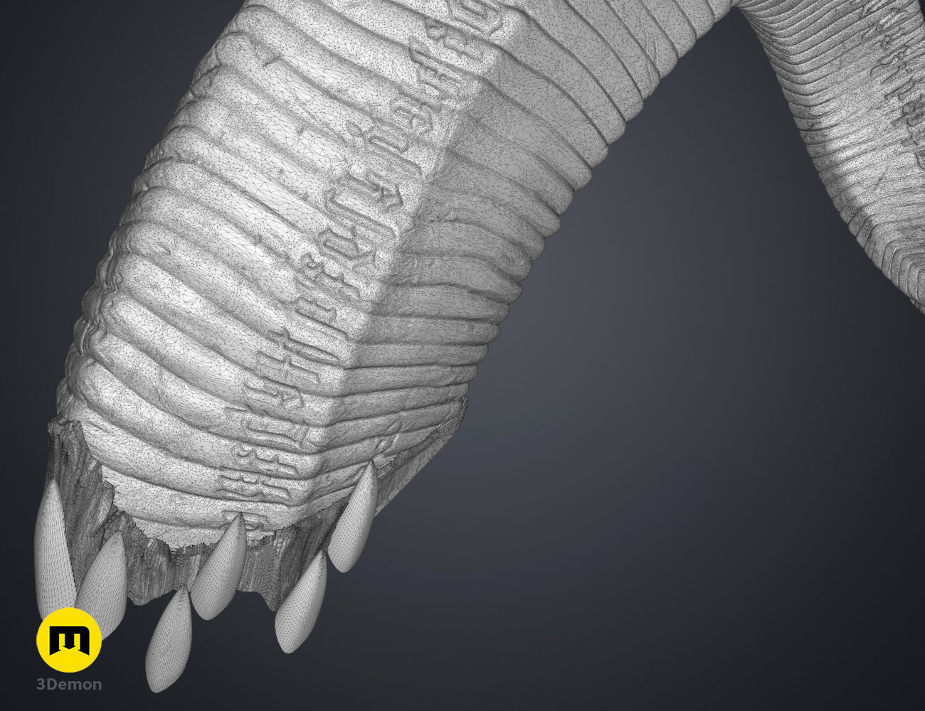 Karlach Cosplay Horns Baldurs Gate 3D print model_13