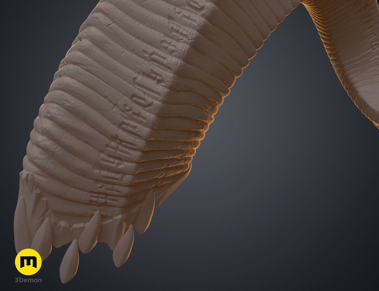 Karlach Cosplay Horns Baldurs Gate 3D print model_12