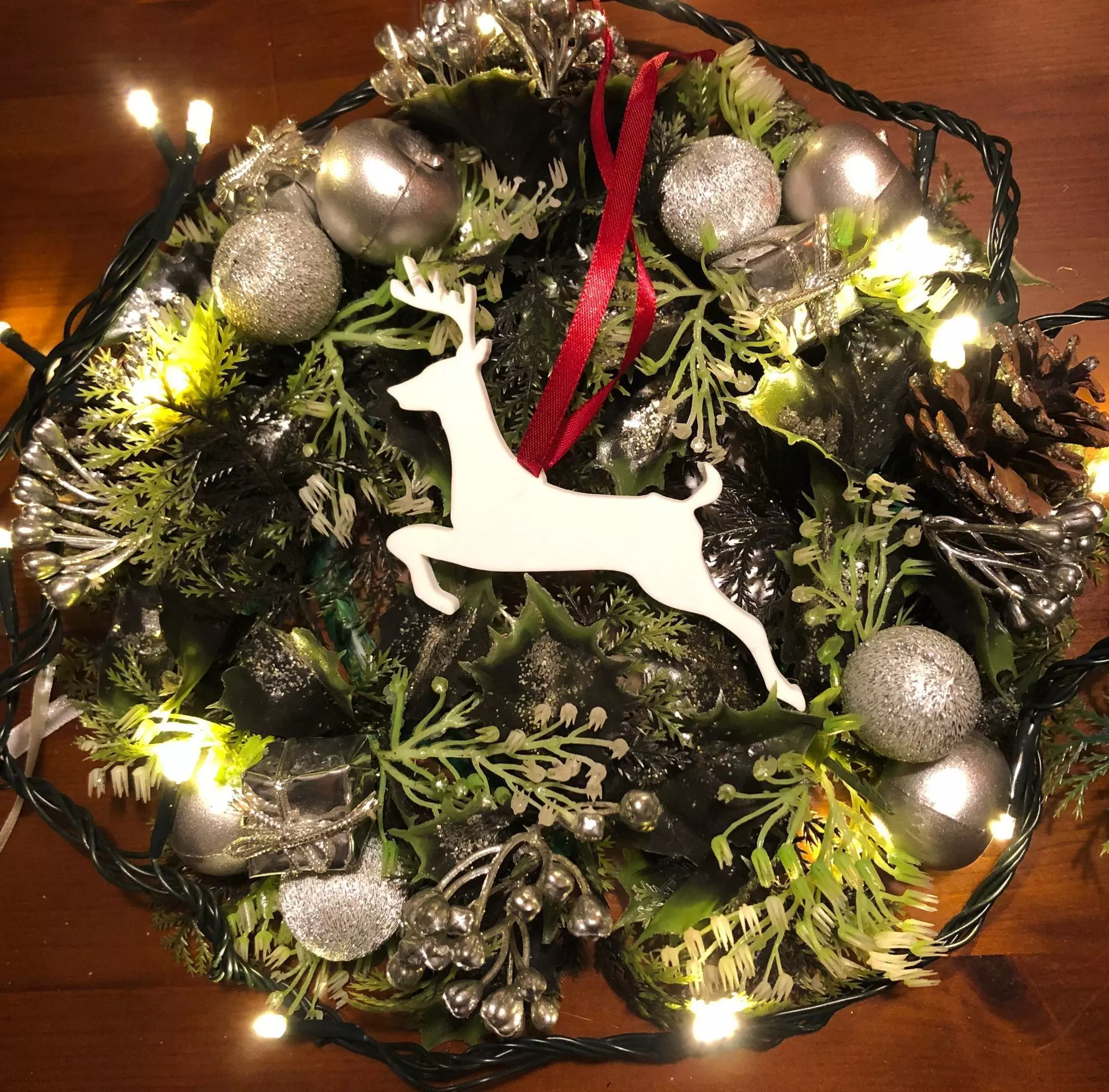 Christmas Ornament - reineer 3D print model_0