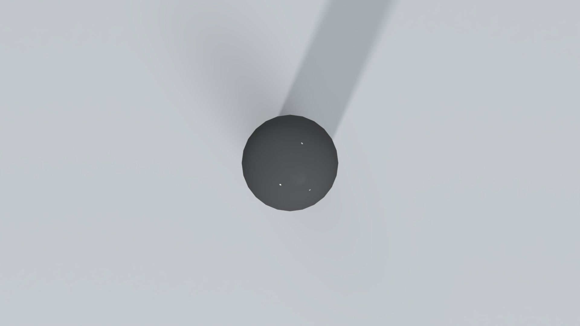 Road Traffic Bollard Low-poly 3D model_9