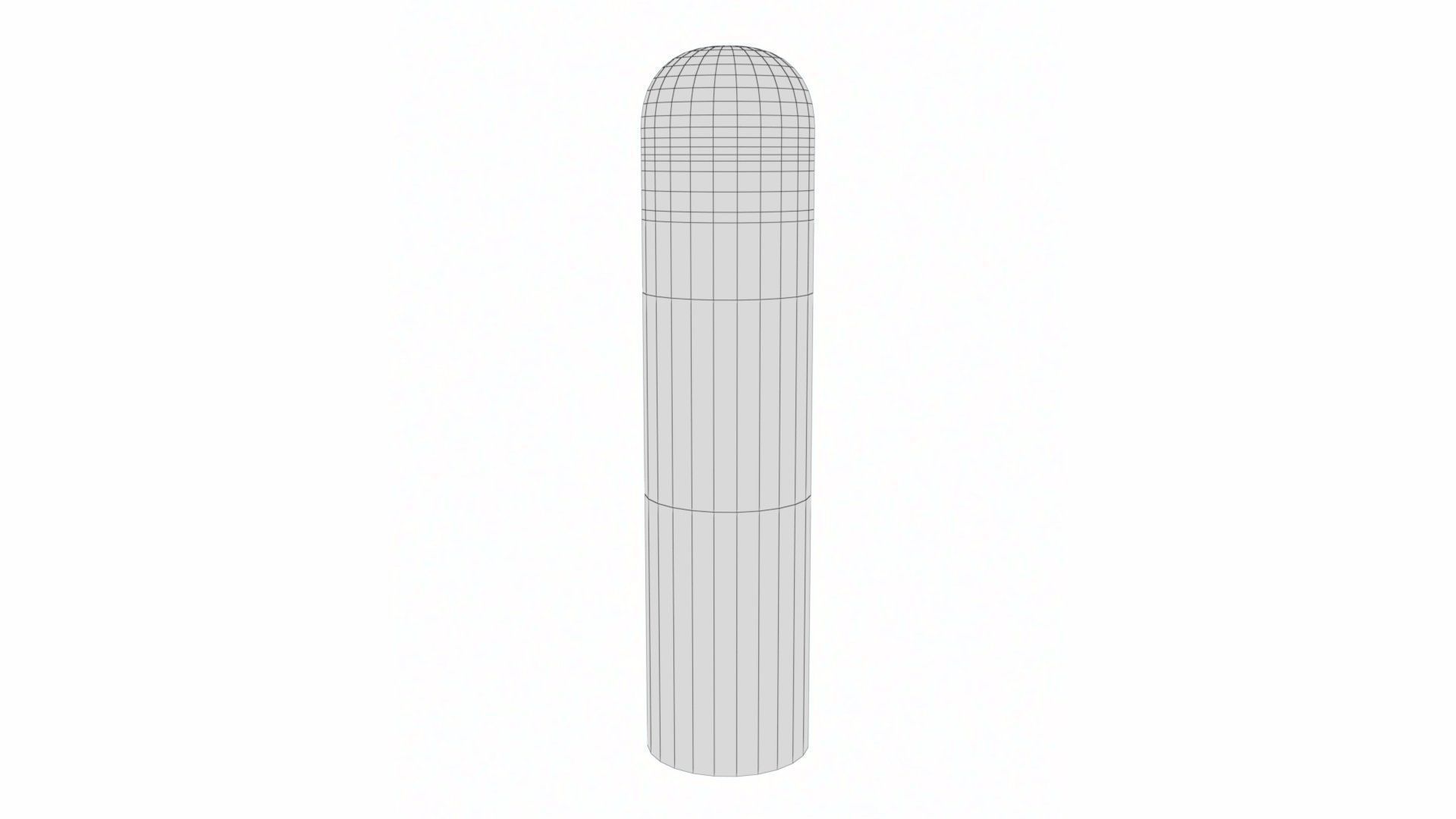 Road Traffic Bollard Low-poly 3D model_10