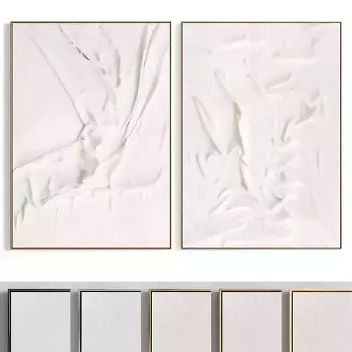 Plaster Two Photo Frame 448