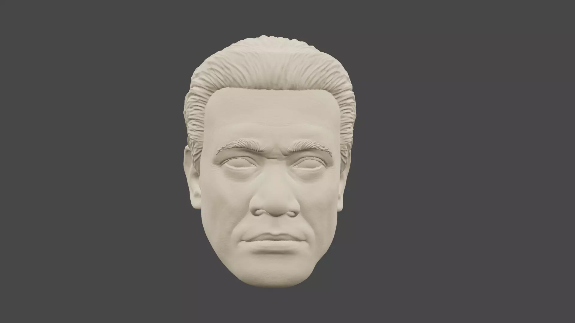 Clone trooper Star Wars head sculpt for custom figure 3D print model