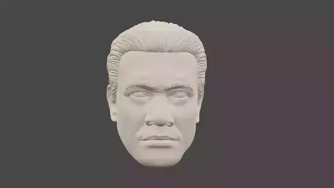Clone trooper Star Wars head sculpt for custom figure 3D print model