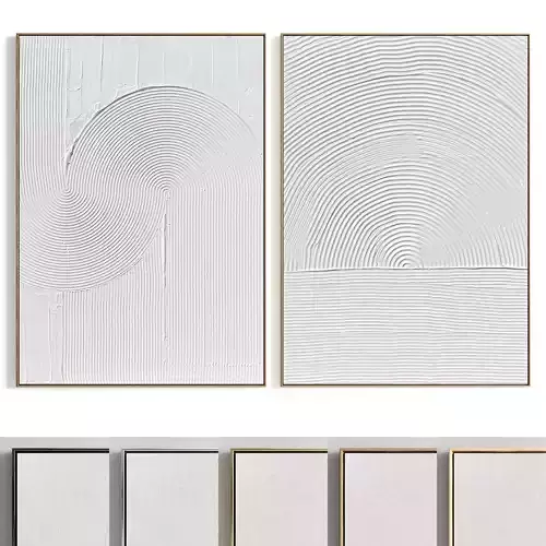 Plaster Two Photo Frame 449