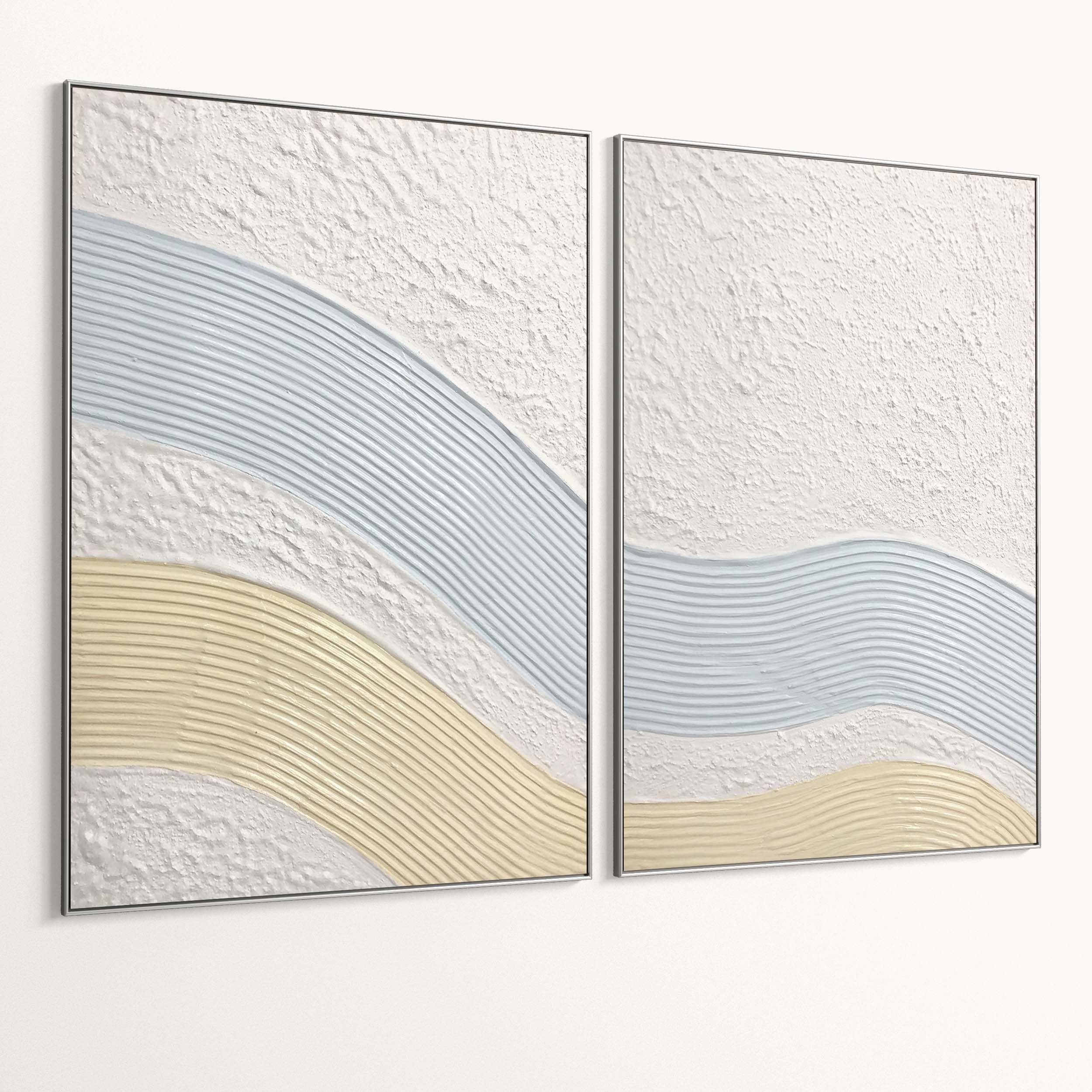 Plaster Two Photo Frame 450 Low-poly 3D model_5