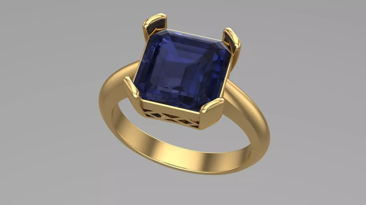 free simple women ring Free 3D print model
