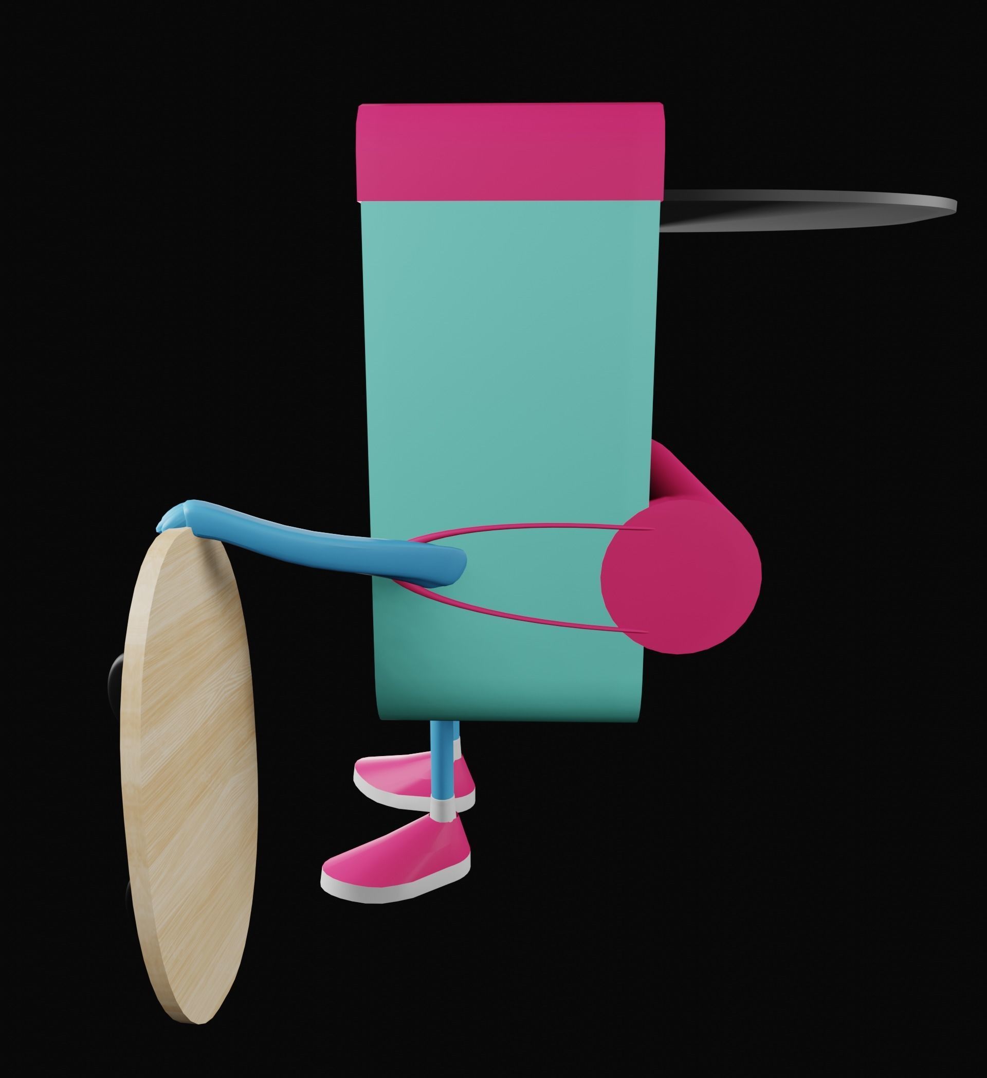 BOB BOY Low-poly 3D model_8