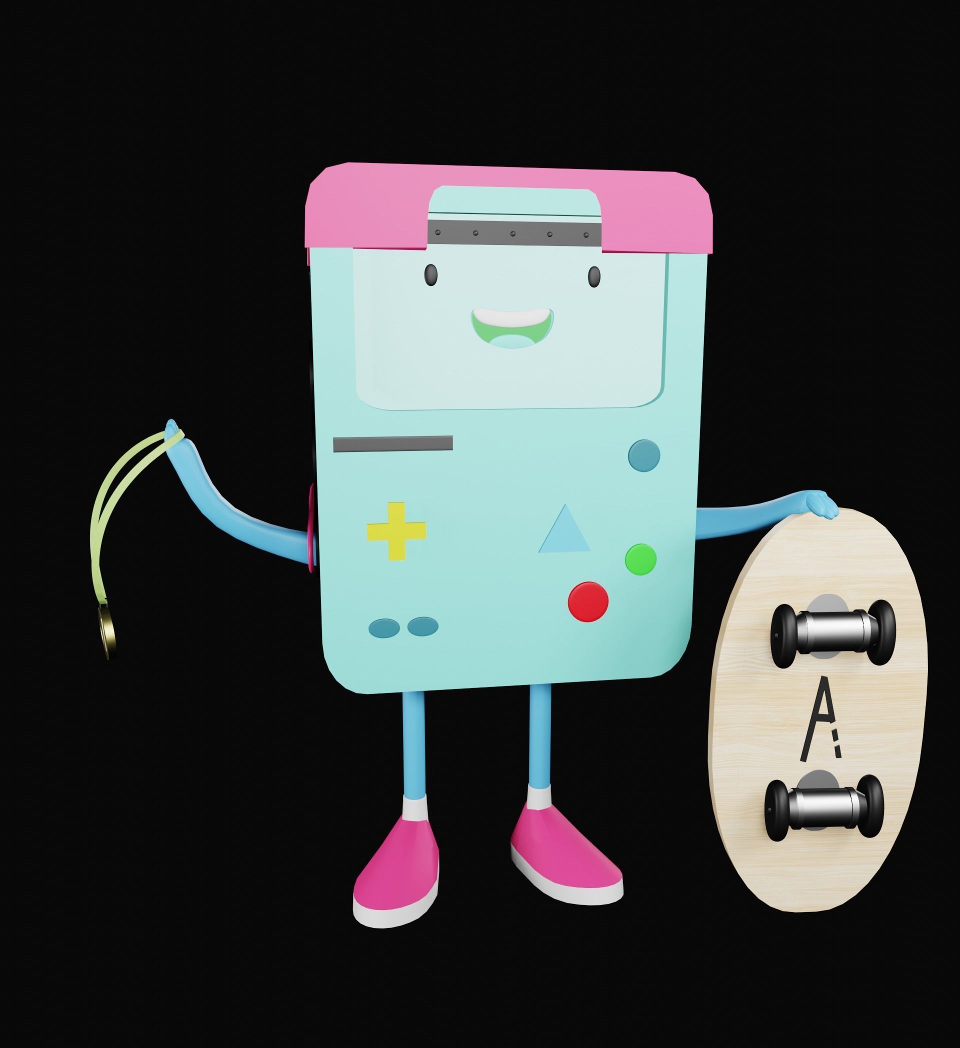 BOB BOY Low-poly 3D model_6