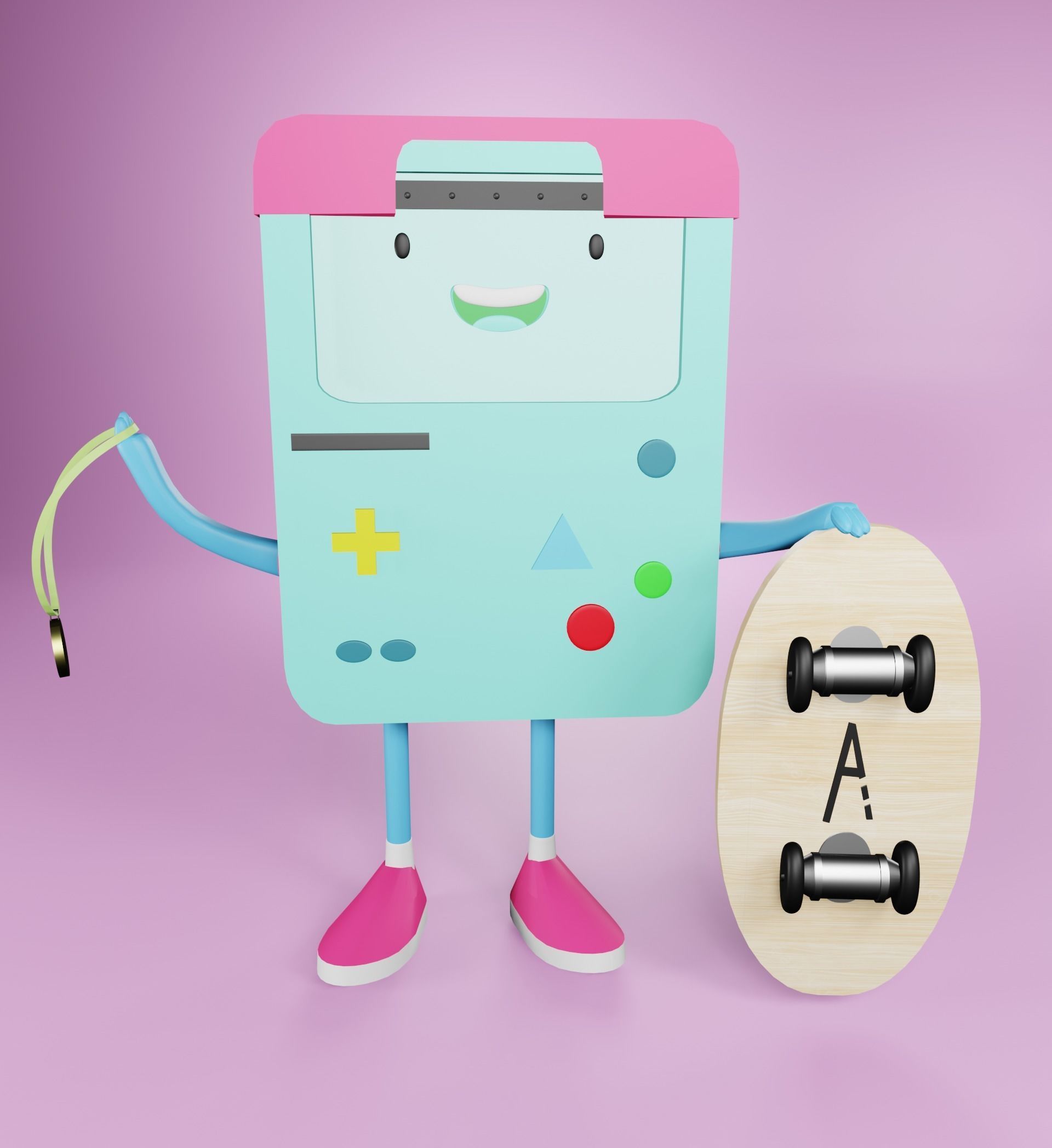 BOB BOY Low-poly 3D model_10