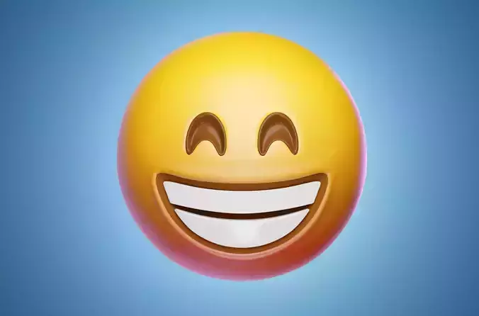 Emoji Beaming Face with Smiling Eyes
