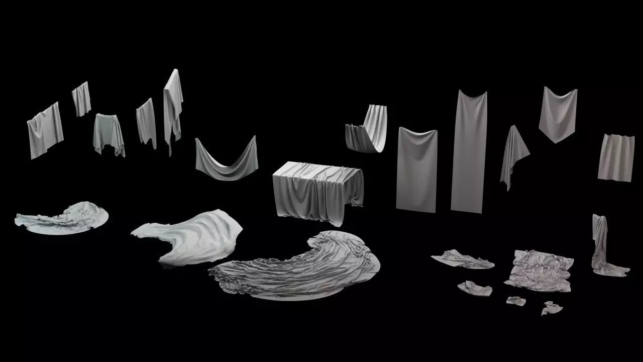  Fabrics 3D model_0