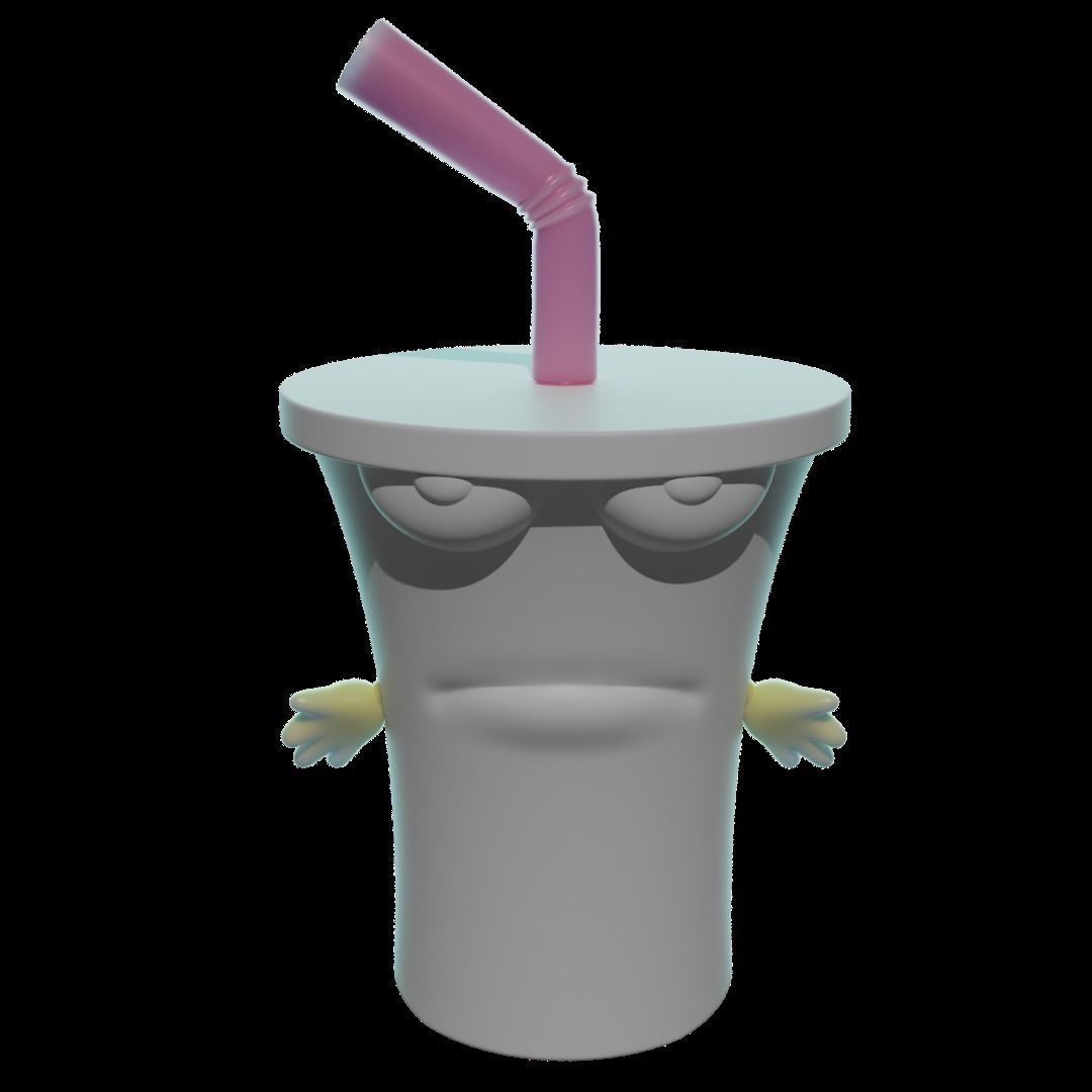 AquaTeen Master Shake 2 in 1 3D print model_5