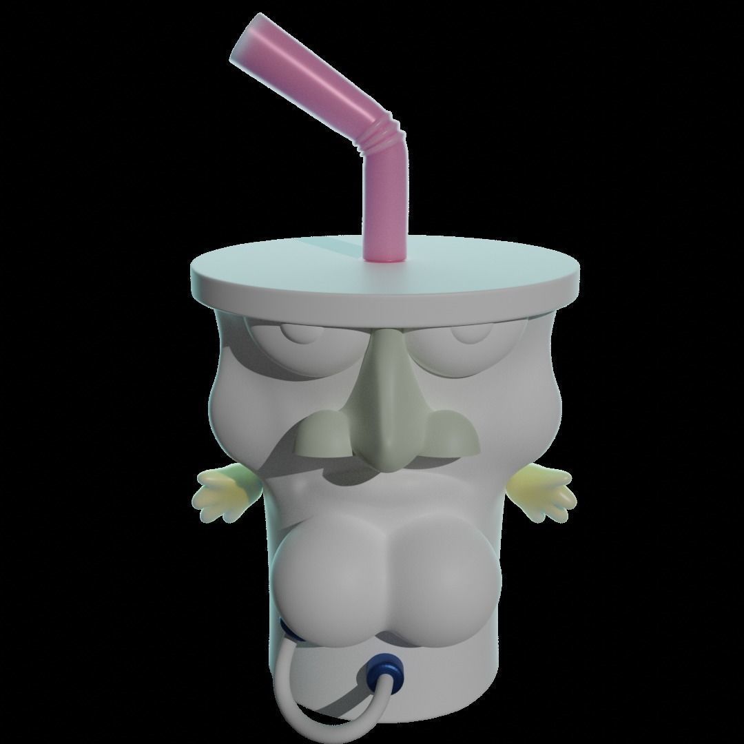 AquaTeen Master Shake 2 in 1 3D print model_4