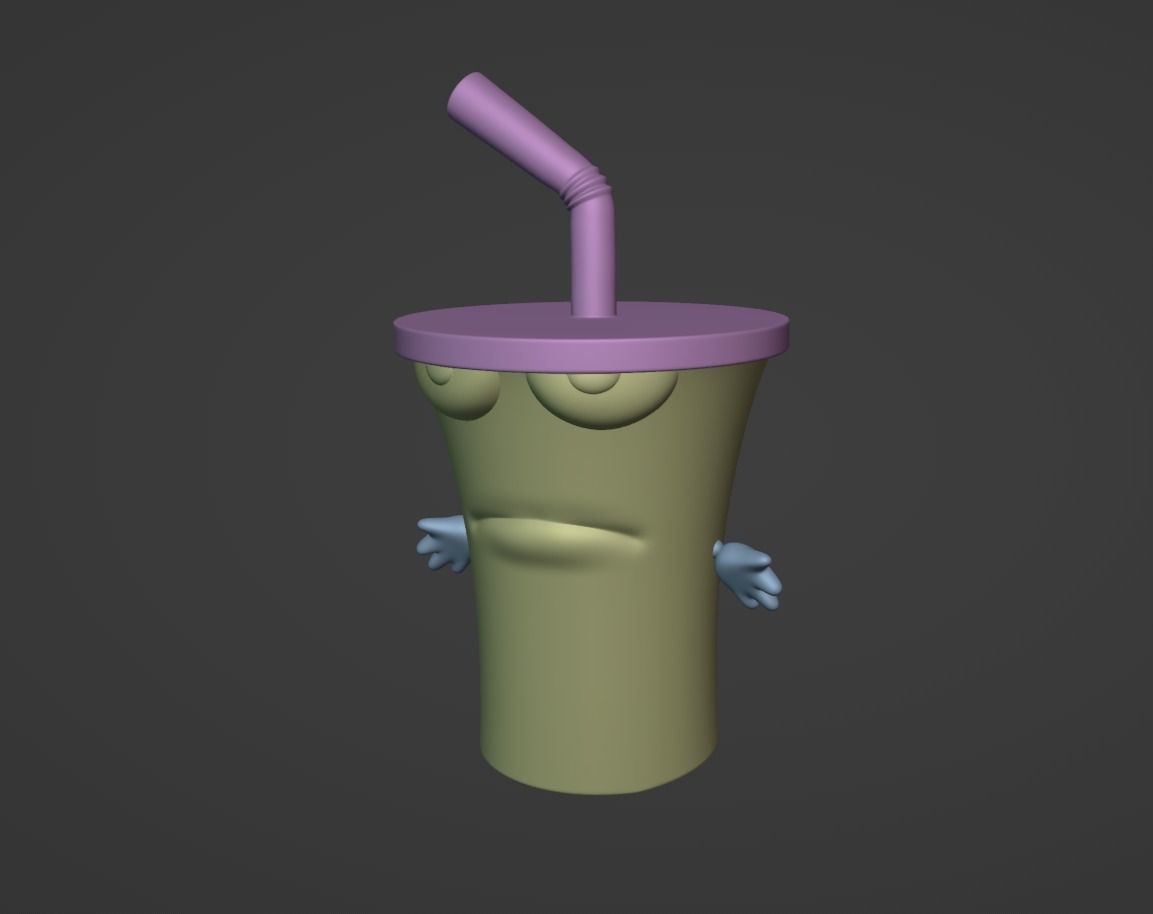AquaTeen Master Shake 2 in 1 3D print model_3