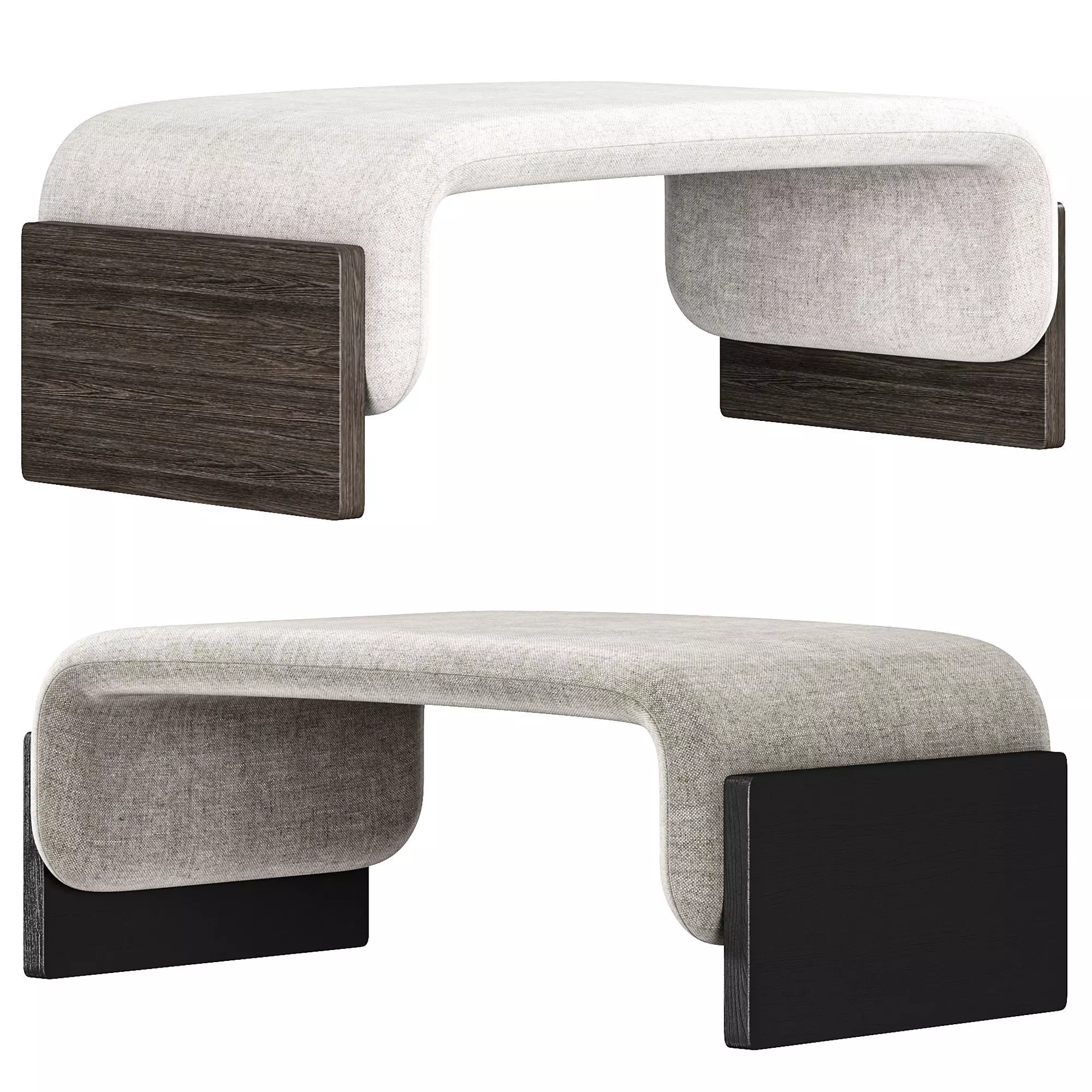 Diwan Bench By Sancal 3D model