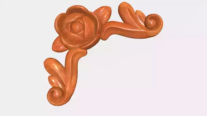 Furniture Pattern Rose - 001