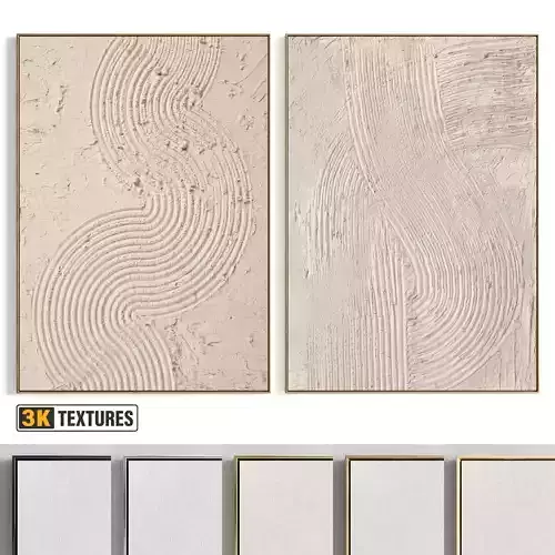 Plaster Two Photo Frame 453