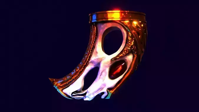 God of War blades of chaos Hardened War Handles  3D model