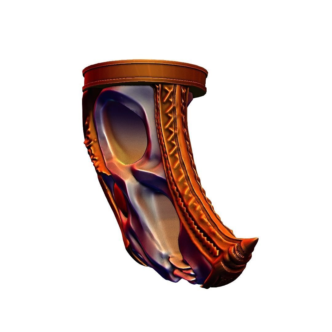 God of War blades of chaos Hardened War Handles  3D model_22