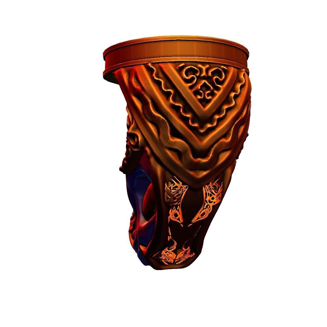 God of War blades of chaos Hardened War Handles  3D model_17