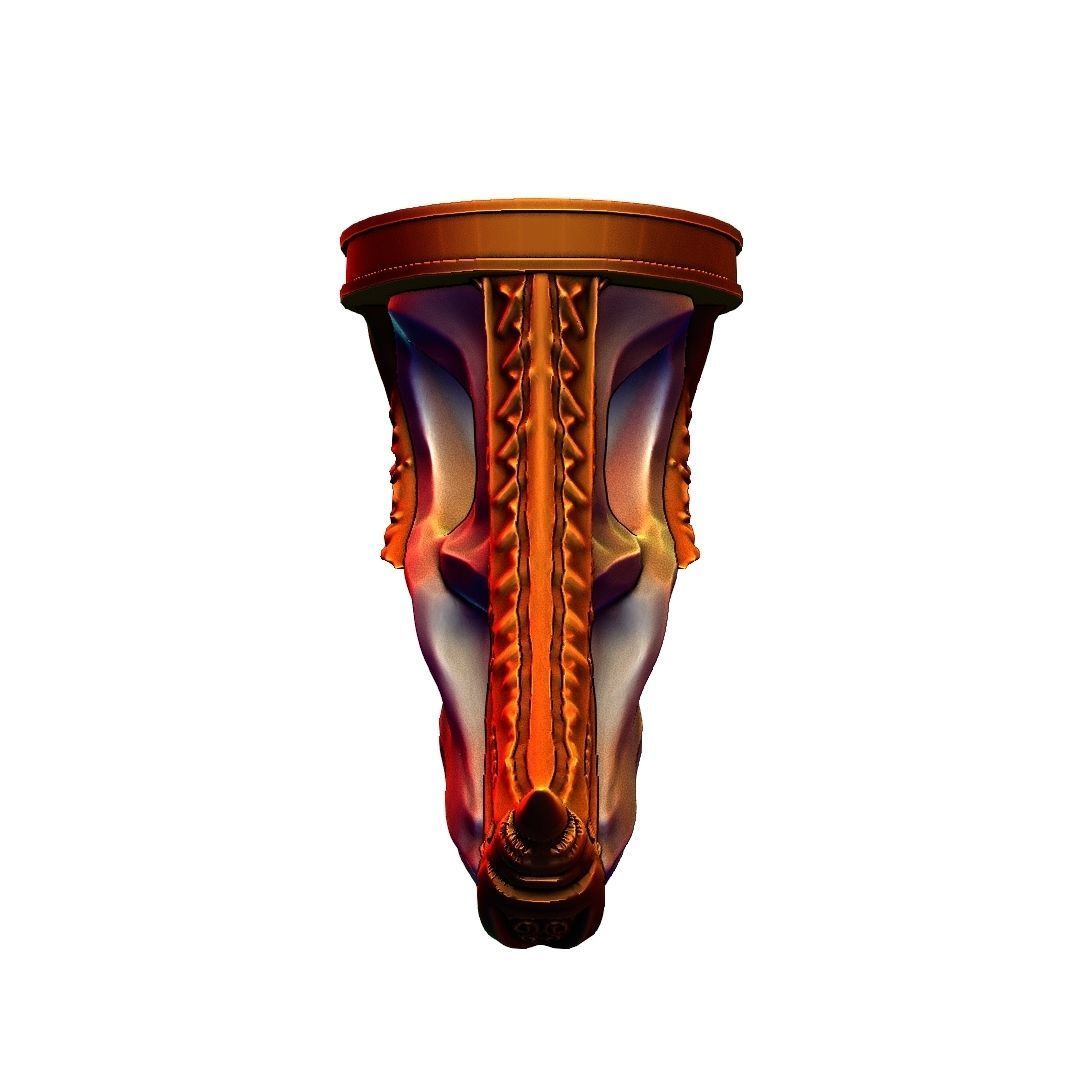 God of War blades of chaos Hardened War Handles  3D model_12