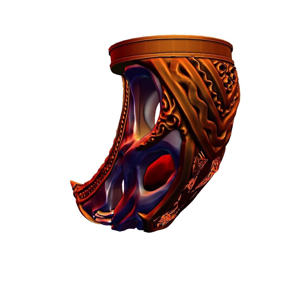 God of War blades of chaos Hardened War Handles  3D model_16