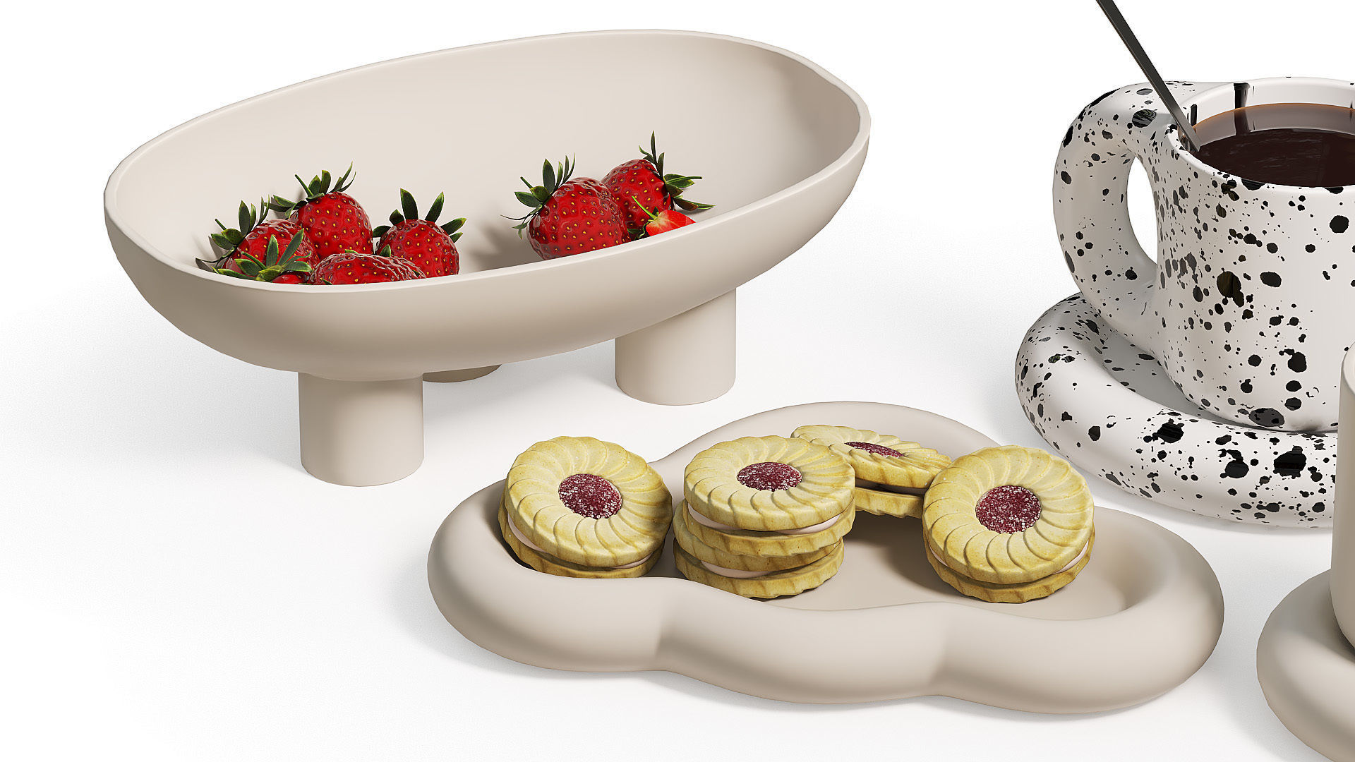 Tea set Chubby Set 3D model_3