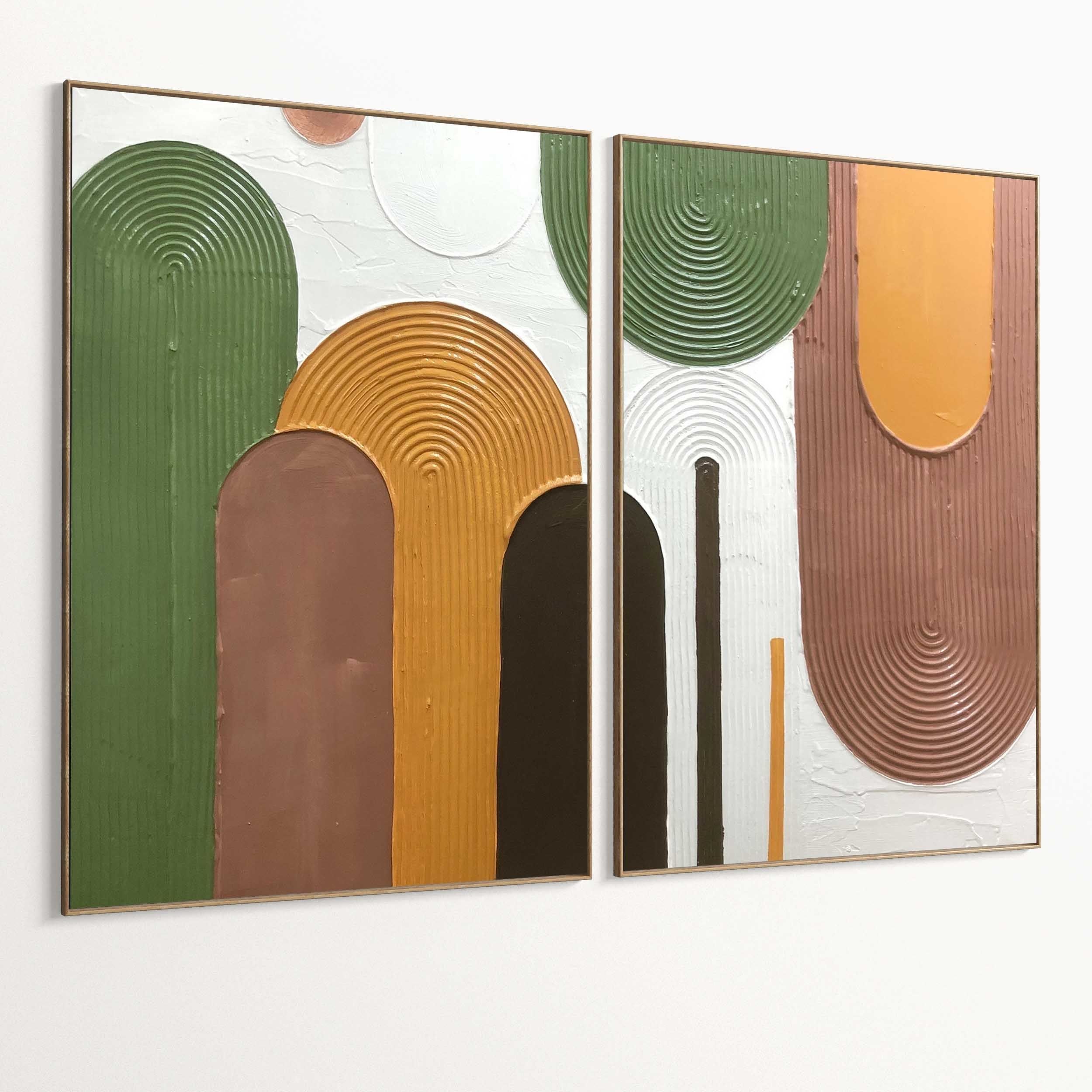 Plaster Two Photo Frame 454 Low-poly 3D model_1