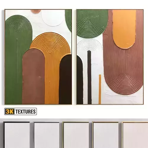 Plaster Two Photo Frame 454