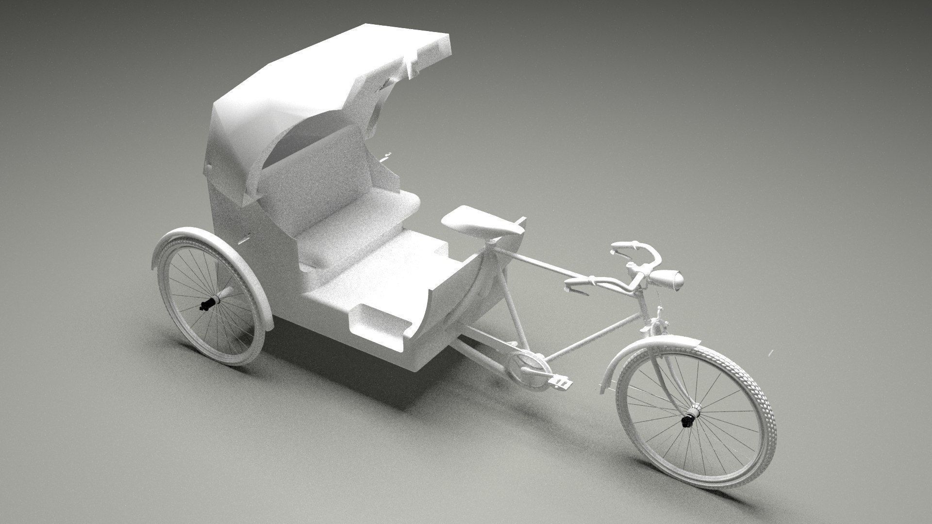 Bike Rickshaw 3 3D model_6