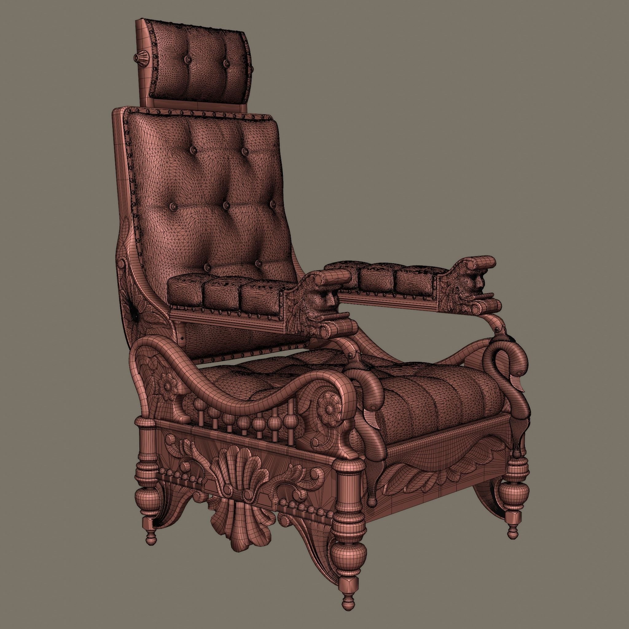 Time Machine Chair 3D model_3