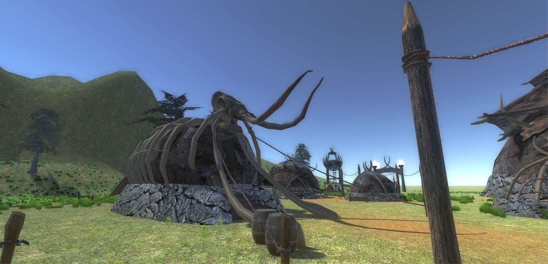 Boneskin Settlement Pack Low-poly 3D model_15