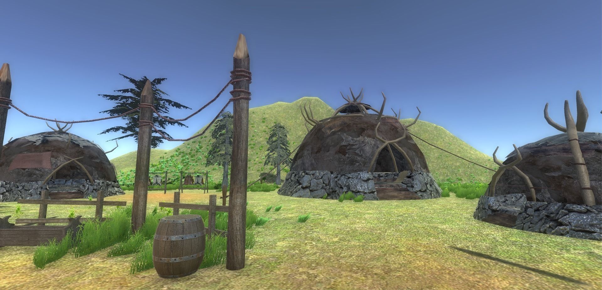 Boneskin Settlement Pack Low-poly 3D model_10