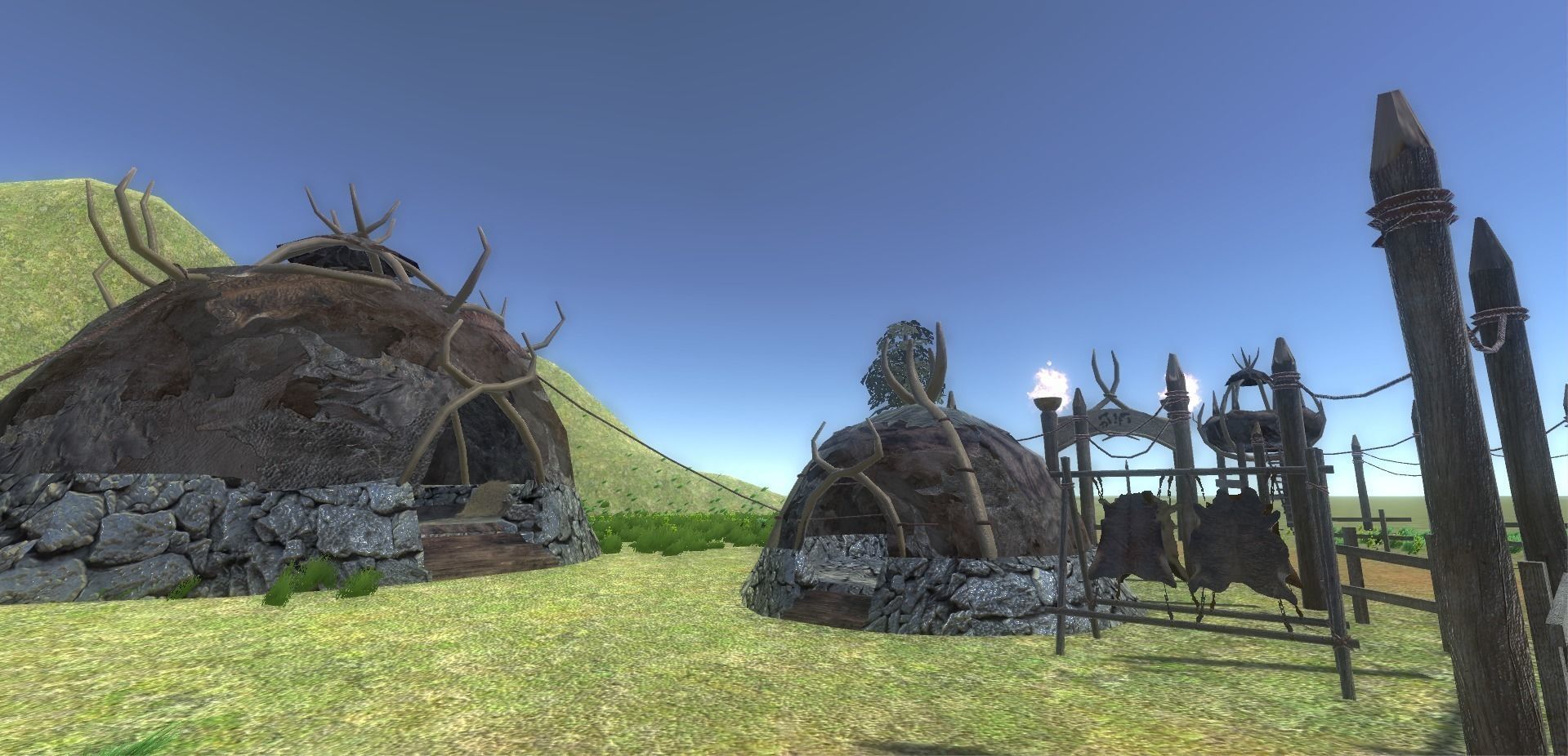 Boneskin Settlement Pack Low-poly 3D model_8