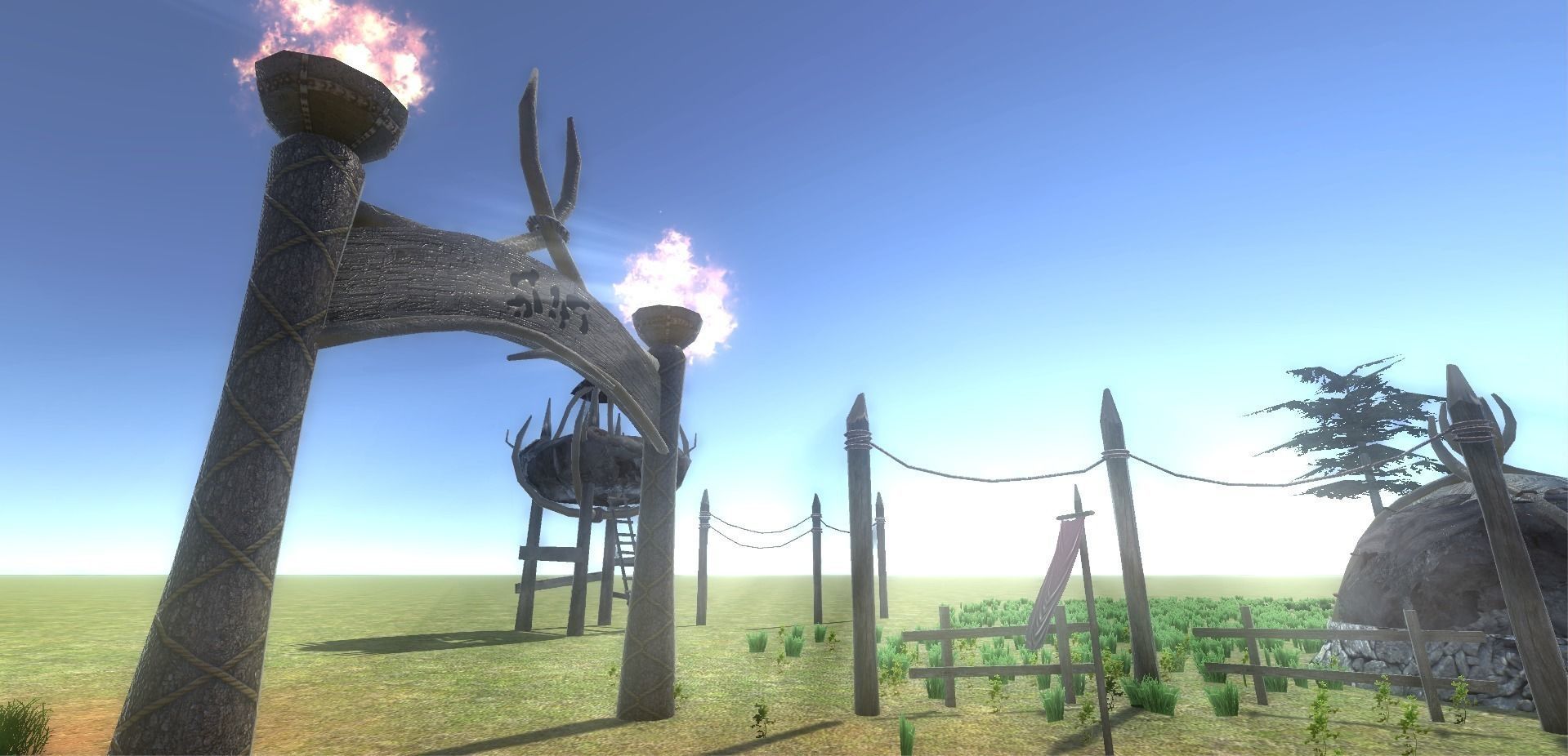 Boneskin Settlement Pack Low-poly 3D model_7