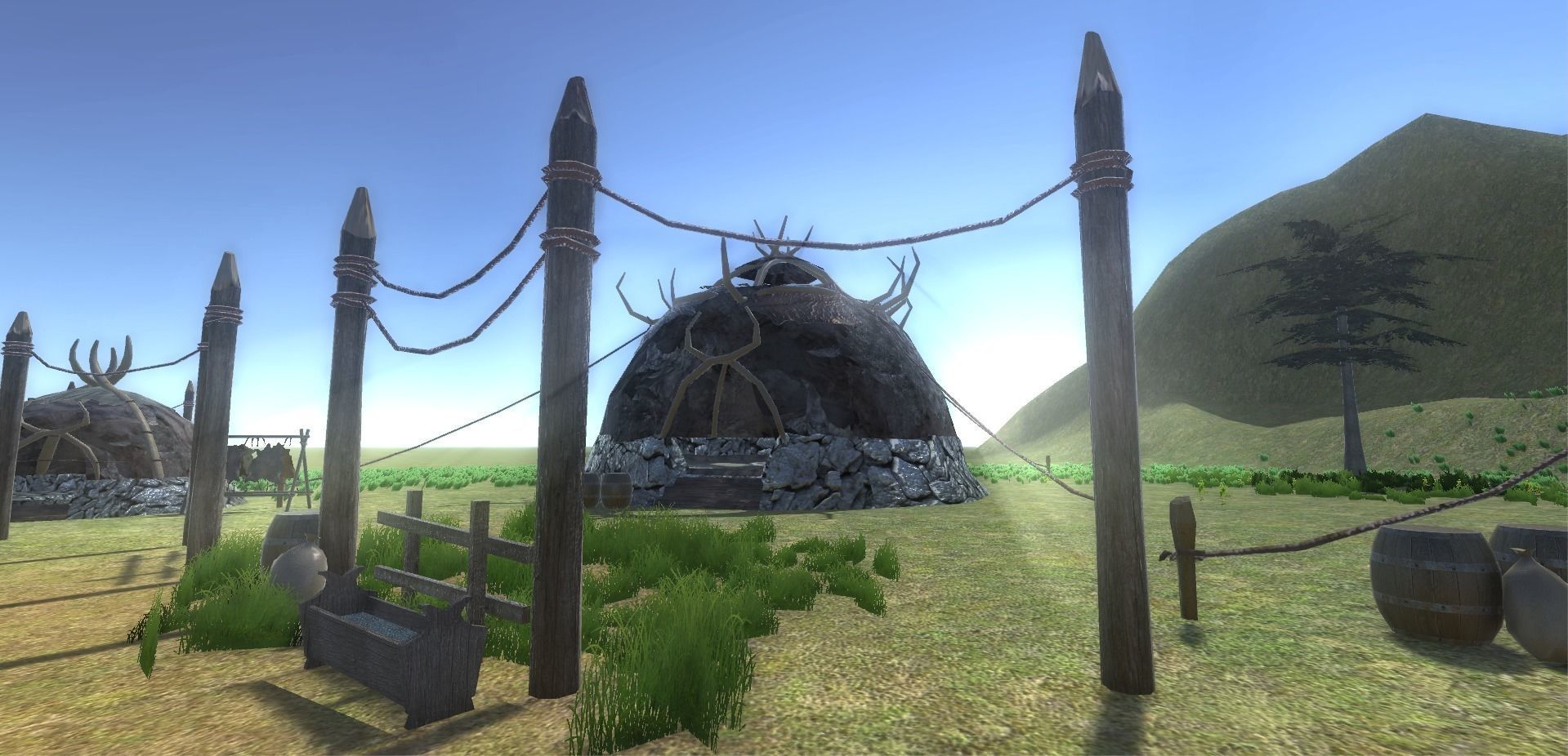 Boneskin Settlement Pack Low-poly 3D model_3