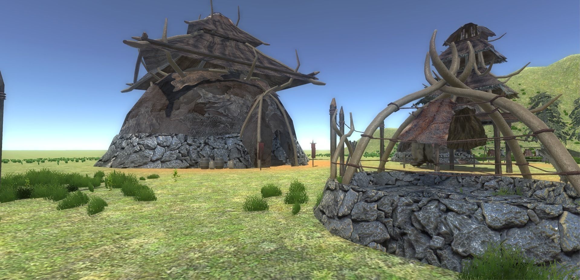 Boneskin Settlement Pack Low-poly 3D model_6