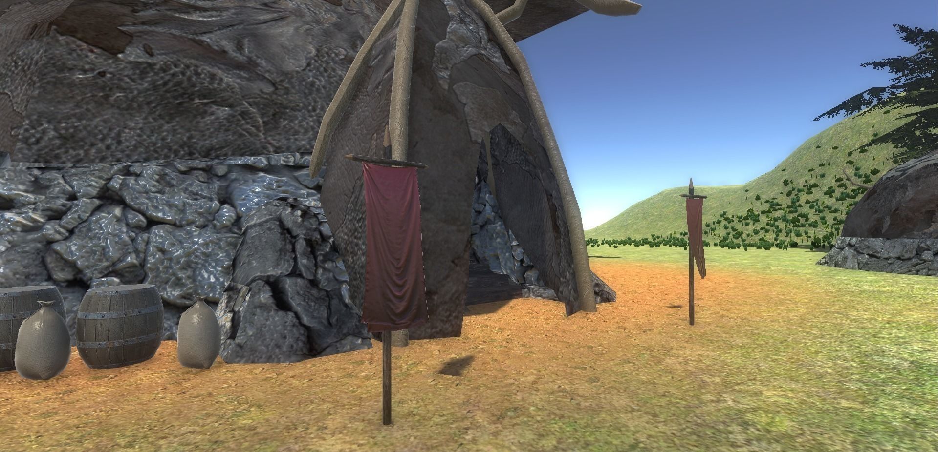 Boneskin Settlement Pack Low-poly 3D model_4