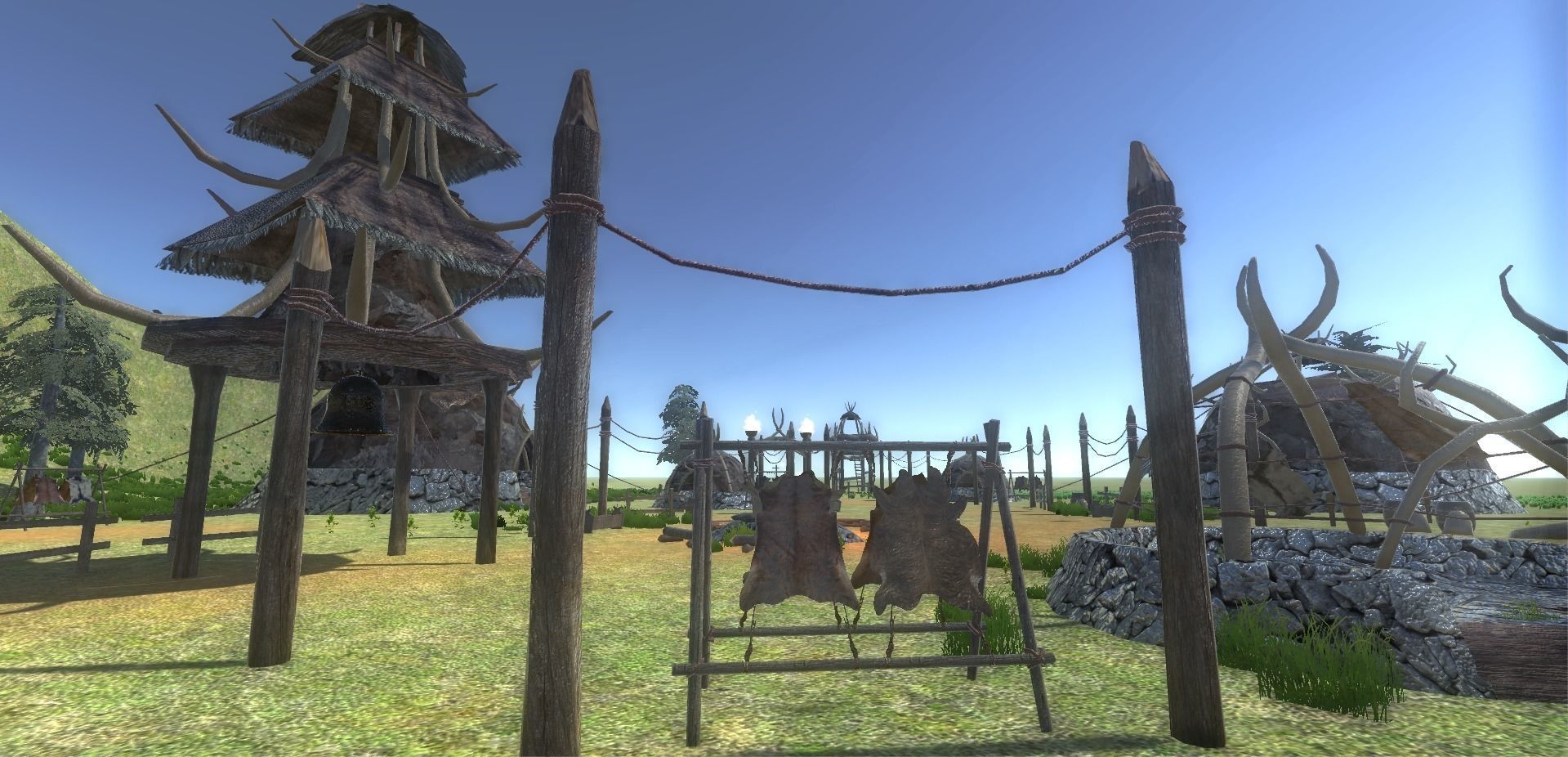 Boneskin Settlement Pack Low-poly 3D model_9