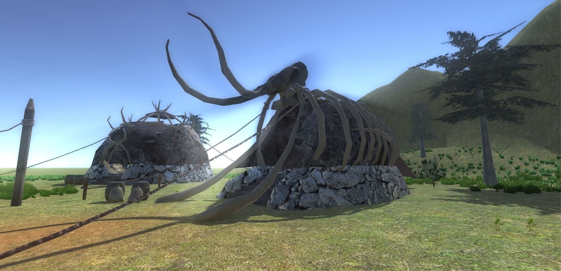 Boneskin Settlement Pack Low-poly 3D model_2