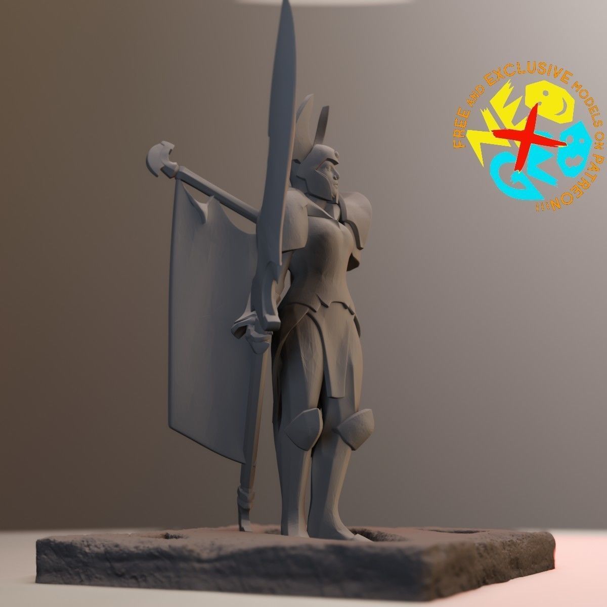 LEGION COMMANDER - DOTA 2 3D print model_2