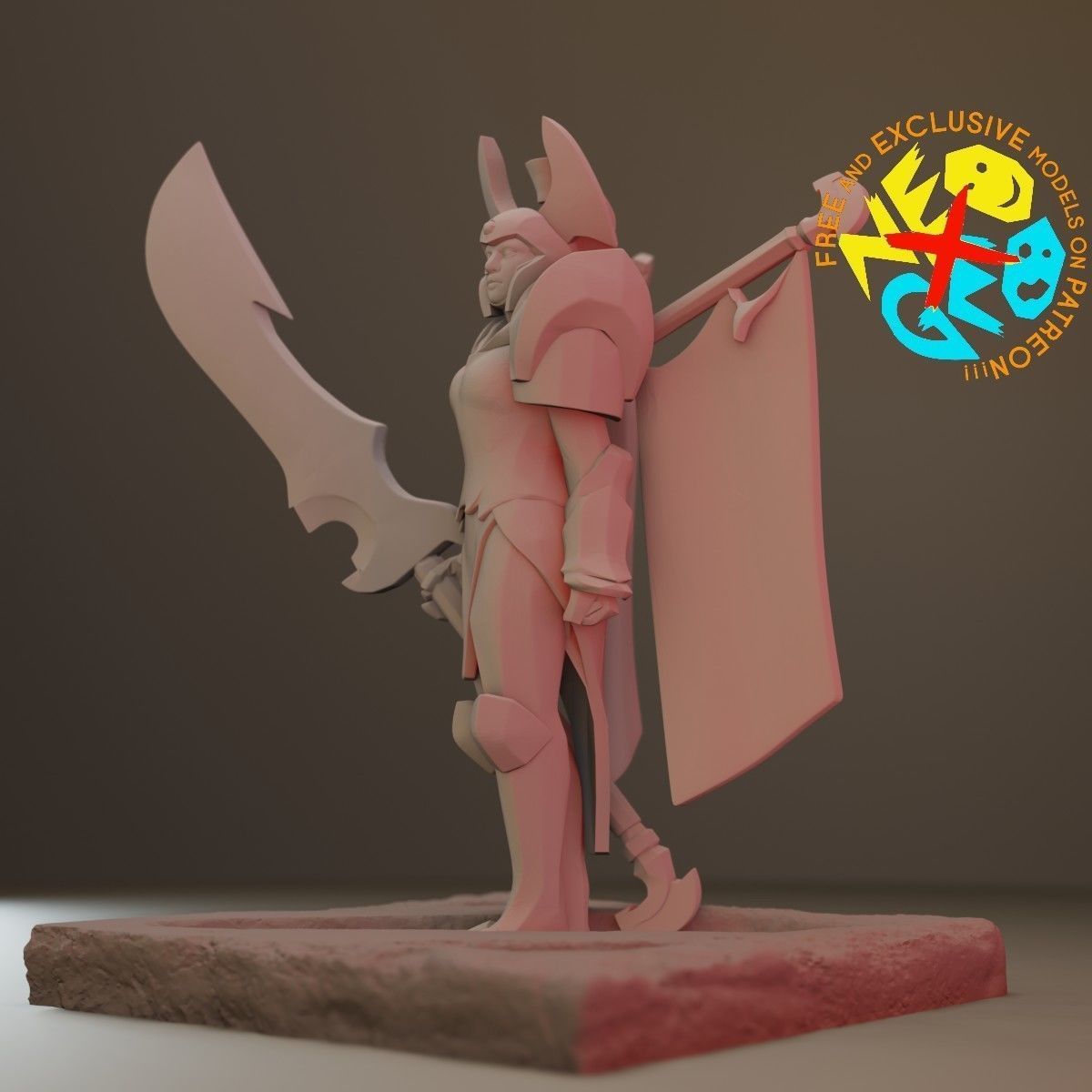 LEGION COMMANDER - DOTA 2 3D print model_1