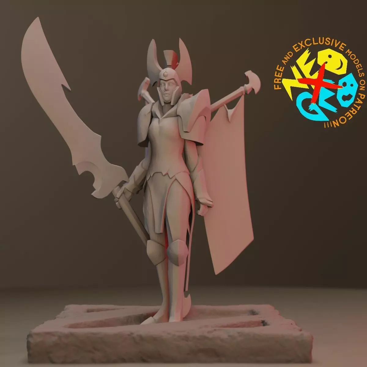LEGION COMMANDER - DOTA 2 3D print model_0