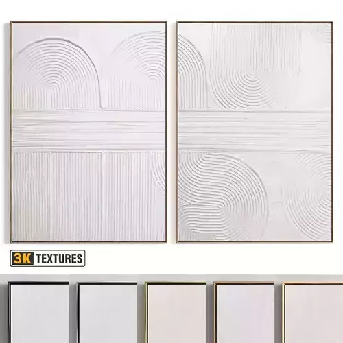 Plaster Two Photo Frame 458